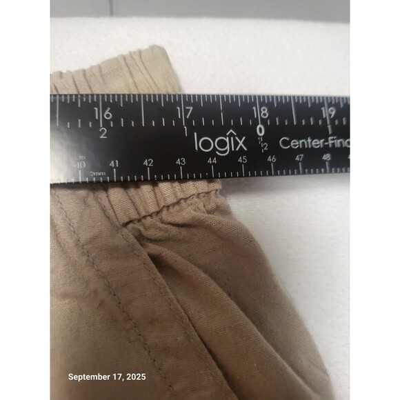 Lane Bryant Wide Leg Plus Size 55% Linen Womens Pants 16 EUC - Picture 4 of 7